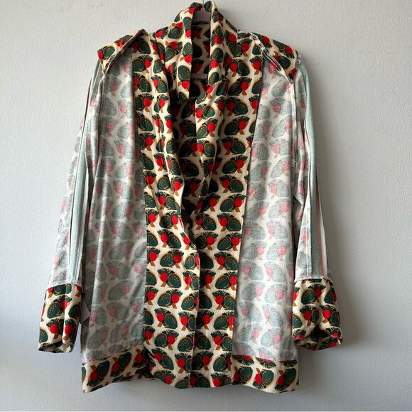 FARM Rio Sapoá Printed Blazer in linen /viscous blend - Picture 12 of 14